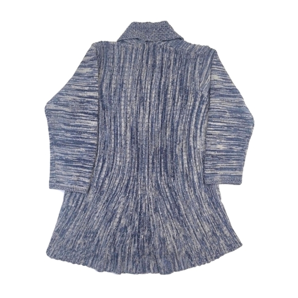 Avenue blue marled open-front cardigan sweater size 18/20 - Picture 3 of 4